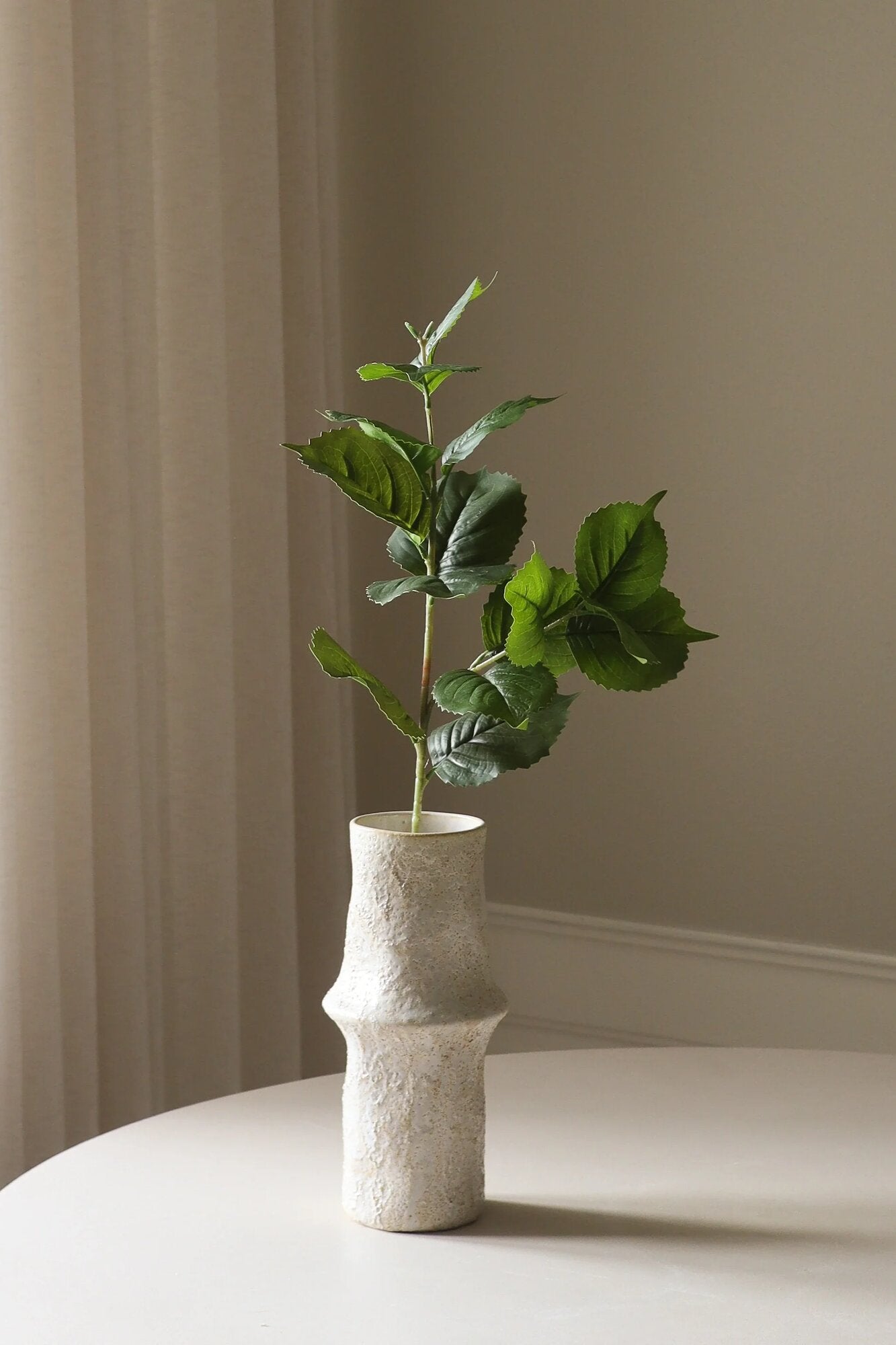 Kunstige Hortensia blade - grøn
